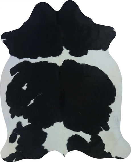 COWHIDE LARGE BLACK & WHITE 3.5-3.9M - 232cm  187cm