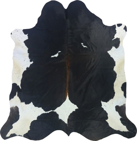 COWHIDE XL BLACK & WHITE 4-4.4M (243cm × 235cm)