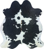 COWHIDE XL BLACK & WHITE 4-4.4M - 241cm  218cm