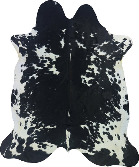 COWHIDE XL BLACK & WHITE 4-4.4M (252cm × 216cm)