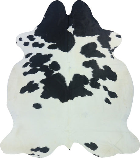 COWHIDE XL BLACK & WHITE 4-4.4M (247cm × 214cm)