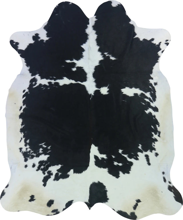 COWHIDE XL BLACK & WHITE 4-4.4M - 242cm  200cm