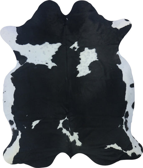 COWHIDE XL BLACK & WHITE 4-4.4M (244cm × 206cm)