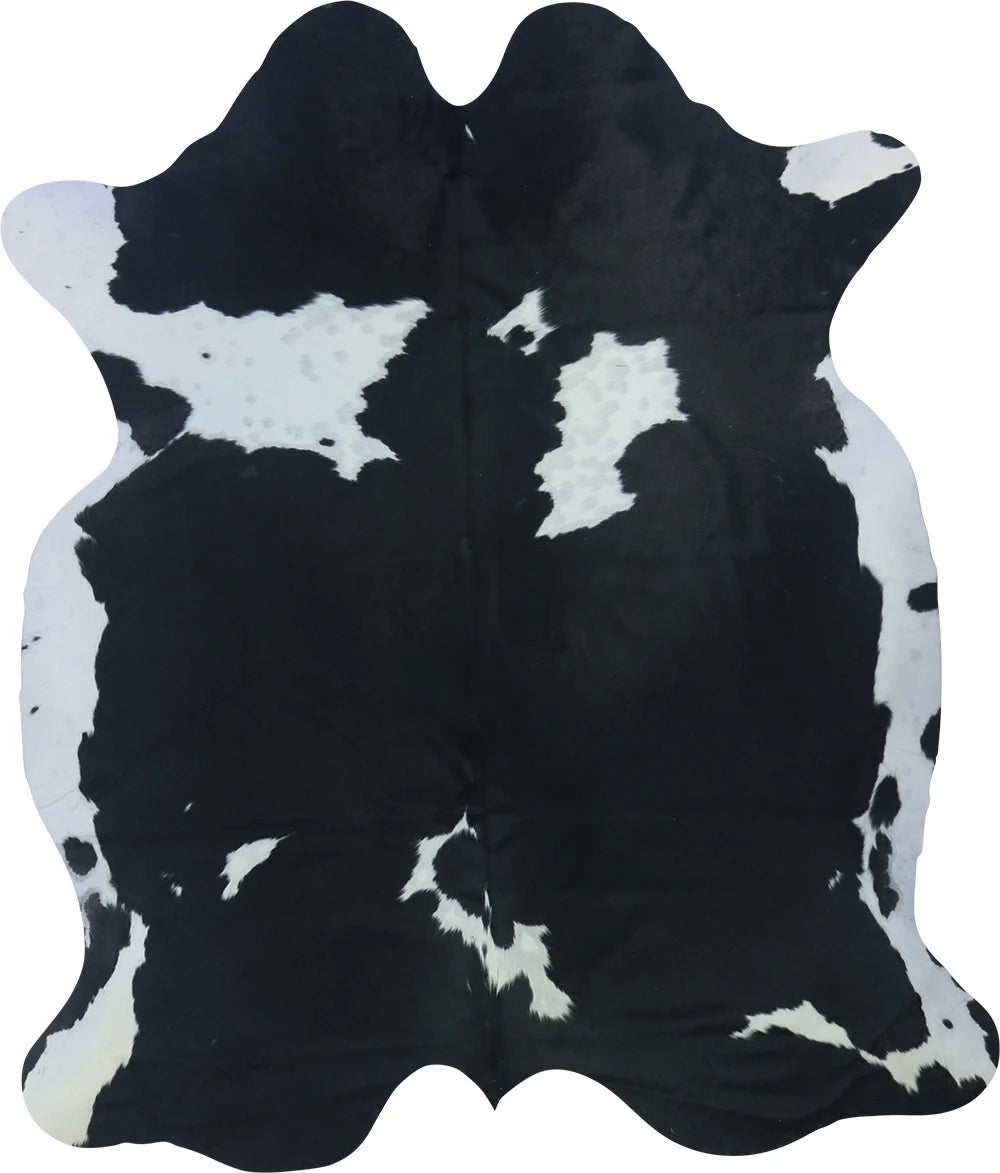 COWHIDE XL BLACK & WHITE 4-4.4M - 244cm  206cm