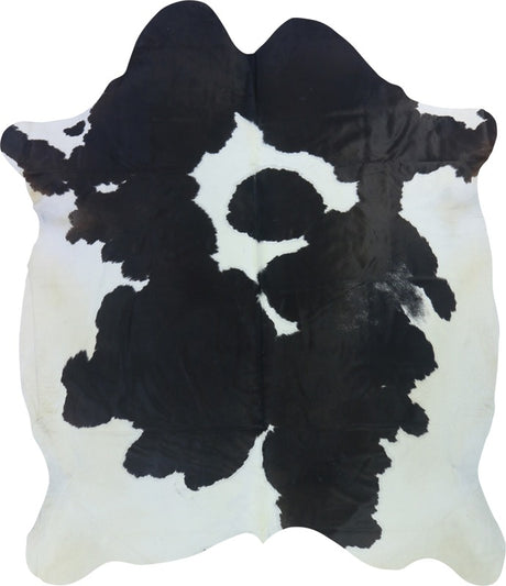 COWHIDE XXL BLACK & WHITE 4.5-4.9M (237cm × 206cm)