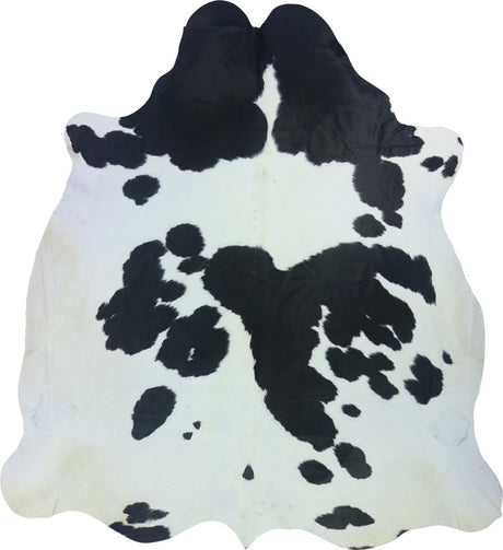 COWHIDE XXL BLACK & WHITE 4.5-4.9M (261cm × 240cm)