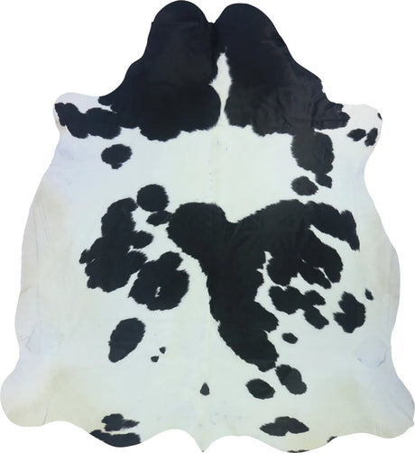 COWHIDE XXL BLACK & WHITE 4.5-4.9M - 261cm  240cm