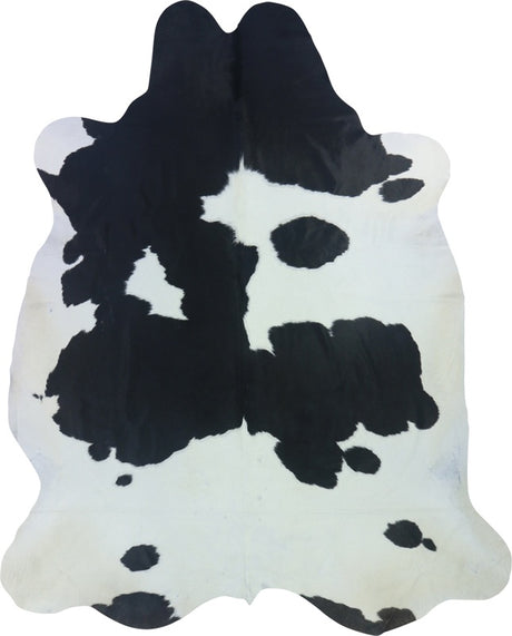 COWHIDE XXL BLACK & WHITE 4.5-4.9M (278cm × 220cm)