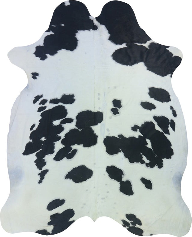 COWHIDE XXL BLACK & WHITE 4.5-4.9M (267cm × 217cm)