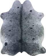 COWHIDE LARGE BLACK & WHITE SPECKLED 3.5-3.9M - 230cm  187cm