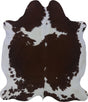 COWHIDE MEDIUM BROWN & WHITE SPECIAL 2.5-3.4M - 214cm  184cm