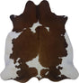 COWHIDE MEDIUM BROWN & WHITE SPECIAL 2.5-3.4M - 217cm  208cm