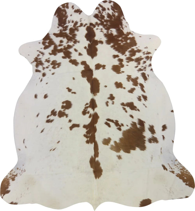 COWHIDE MEDIUM BROWN & WHITE SPECIAL 2.5-3.4M - 210cm  199cm