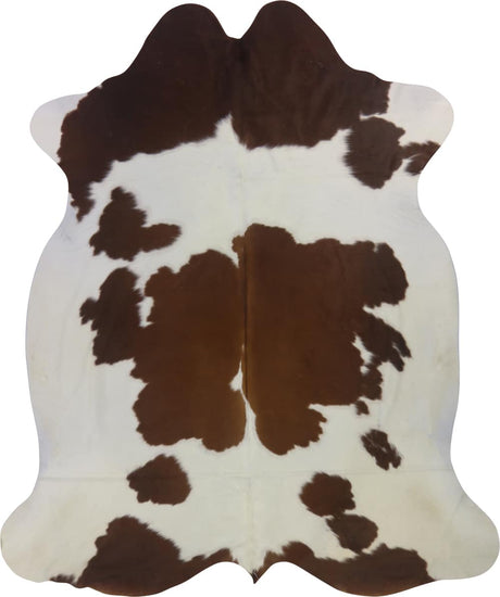 COWHIDE MEDIUM BROWN & WHITE SPECIAL 2.5-3.4M - 223cm  186cm