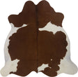 COWHIDE MEDIUM BROWN & WHITE SPECIAL 2.5-3.4M - 205cm  208cm