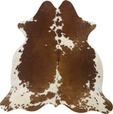 COWHIDE MEDIUM BROWN & WHITE SPECIAL 2.5-3.4M - 214cm  214cm