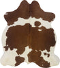 COWHIDE MEDIUM BROWN & WHITE SPECIAL 2.5-3.4M - 210cm  185cm