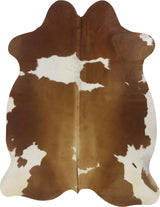 COWHIDE MEDIUM BROWN & WHITE SPECIAL 2.5-3.4M - 212cm  165cm