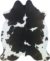 COWHIDE LARGE BROWN & WHITE SPECIAL 3.5-3.9M - 240cm  198cm
