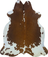 COWHIDE LARGE BROWN & WHITE SPECIAL 3.5-3.9M - 230cm  193cm