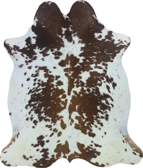 COWHIDE LARGE BROWN & WHITE SPECIAL 3.5-3.9M - 233cm  197cm