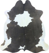 COWHIDE LARGE BROWN & WHITE SPECIAL 3.5-3.9M - 220cm  205cm