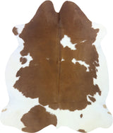 COWHIDE LARGE BROWN & WHITE SPECIAL 3.5-3.9M - 228cm  194cm