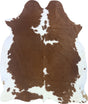 COWHIDE LARGE BROWN & WHITE SPECIAL 3.5-3.9M - 223cm  190cm