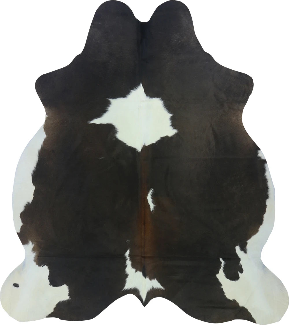 COWHIDE LARGE BROWN & WHITE SPECIAL 3.5-3.9M - 232cm  206cm