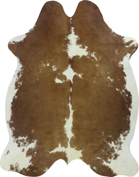 COWHIDE LARGE BROWN & WHITE SPECIAL 3.5-3.9M - 235cm  185cm