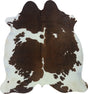 COWHIDE LARGE BROWN & WHITE SPECIAL 3.5-3.9M - 220cm  205cm