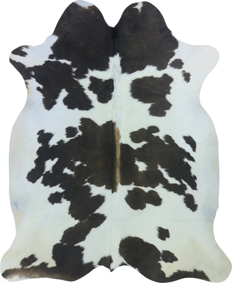 COWHIDE LARGE BROWN & WHITE SPECIAL 3.5-3.9M - 231cm  191cm
