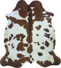 COWHIDE LARGE BROWN & WHITE SPECIAL 3.5-3.9M - 222cm  201cm