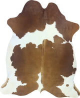 COWHIDE LARGE BROWN & WHITE SPECIAL 3.5-3.9M - 230cm  194cm