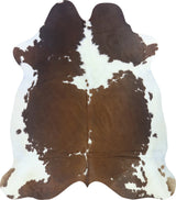 COWHIDE LARGE BROWN & WHITE SPECIAL 3.5-3.9M - 238cm  204cm