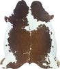 COWHIDE LARGE BROWN & WHITE SPECIAL 3.5-3.9M - 238cm  204cm