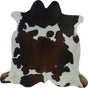 COWHIDE LARGE BROWN & WHITE SPECIAL 3.5-3.9M - 215cm  221cm
