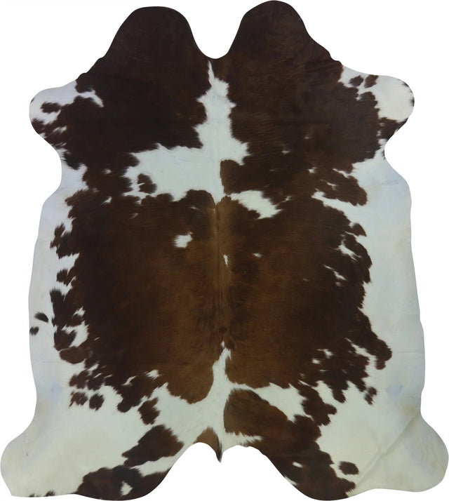 COWHIDE LARGE BROWN & WHITE SPECIAL 3.5-3.9M - 231cm  206cm