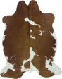 COWHIDE LARGE BROWN & WHITE SPECIAL 3.5-3.9M - 239cm  190cm