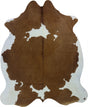 COWHIDE LARGE BROWN & WHITE SPECIAL 3.5-3.9M - 241cm  196cm