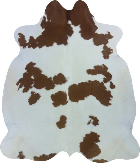 COWHIDE LARGE BROWN & WHITE SPECIAL 3.5-3.9M - 235cm  201cm