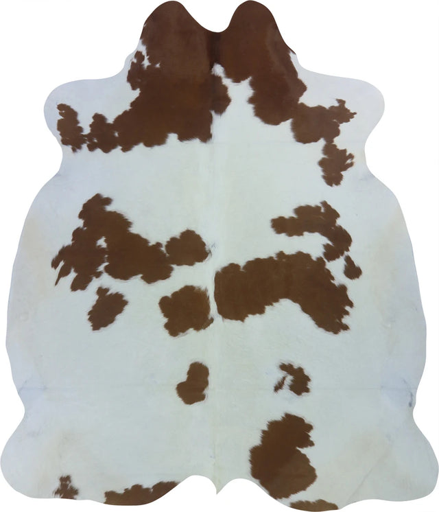 COWHIDE LARGE BROWN & WHITE SPECIAL 3.5-3.9M - 235cm  201cm