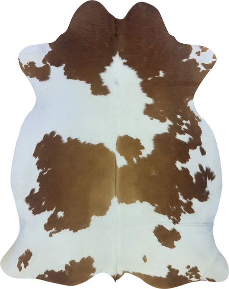 COWHIDE LARGE BROWN & WHITE SPECIAL 3.5-3.9M - 227cm  184cm