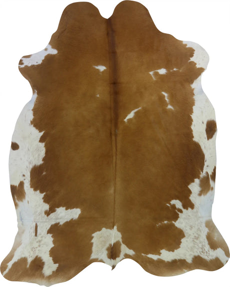 COWHIDE LARGE BROWN & WHITE SPECIAL 3.5-3.9M - 233cm  193cm