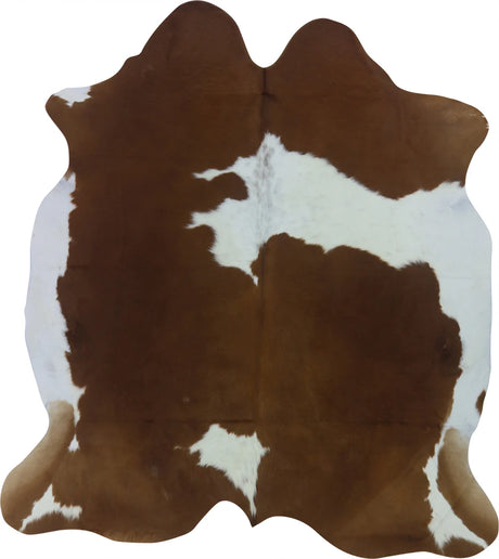 COWHIDE LARGE BROWN & WHITE SPECIAL 3.5-3.9M - 209cm  192cm