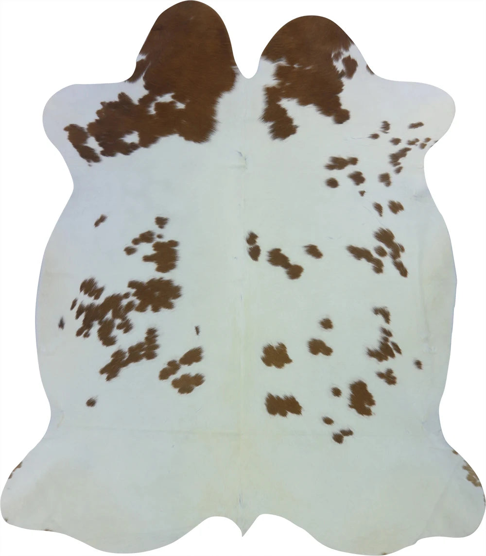 COWHIDE LARGE BROWN & WHITE SPECIAL 3.5-3.9M - 224cm  200cm