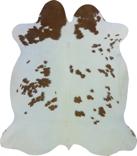 COWHIDE LARGE BROWN & WHITE SPECIAL 3.5-3.9M - 224cm  200cm