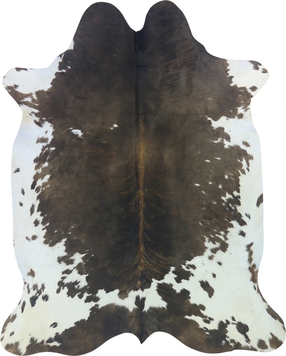 COWHIDE LARGE BROWN & WHITE SPECIAL 3.5-3.9M - 240cm  194cm