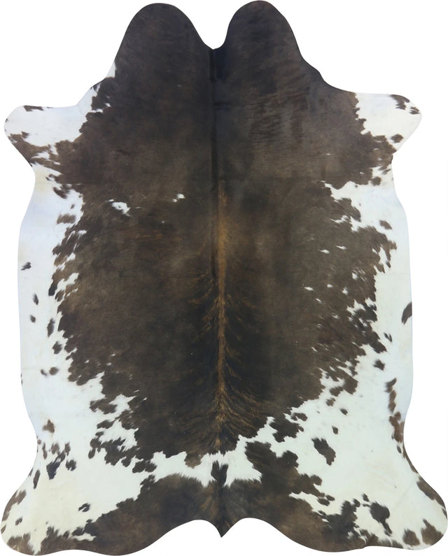 COWHIDE LARGE BROWN & WHITE SPECIAL 3.5-3.9M - 240cm  194cm