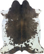 COWHIDE LARGE BROWN & WHITE SPECIAL 3.5-3.9M - 240cm  194cm